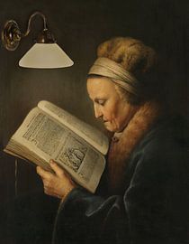Reading woman of Gerard Dou by Digital Art Studio