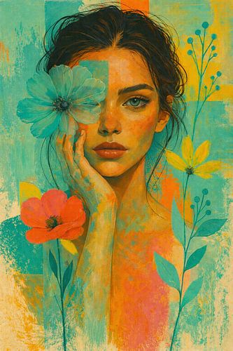 Porträt – One Eye on You von Moonheart Artworks