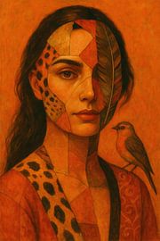 Portrait - She Woke Up Like This- Featured Wildlife sur Moonheart Artworks
