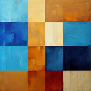 Immense blue/brown spaces by Color Square