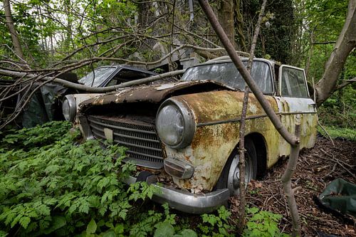Roestige Peugeot van Vivian Teuns