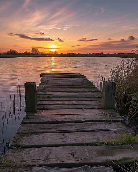 Bij de steiger van fernlichtsicht