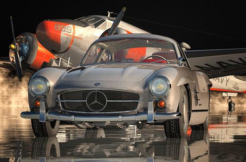 Het ontwerp van de Mercedes 300SL Gullwing is kunst