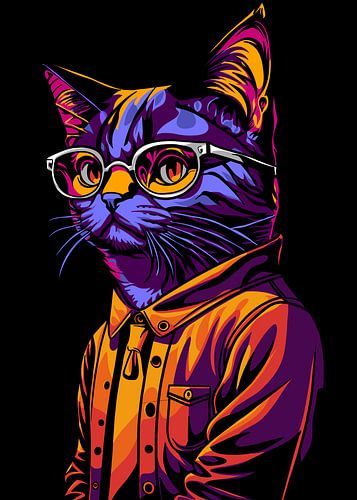 Katzen-Pop-Art