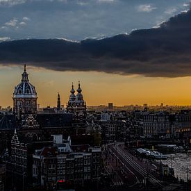 St. Nicholas Church during the sunset by Yama Anwari