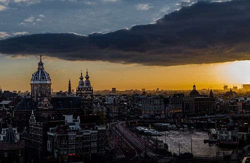 St. Nicholas Church during the sunset