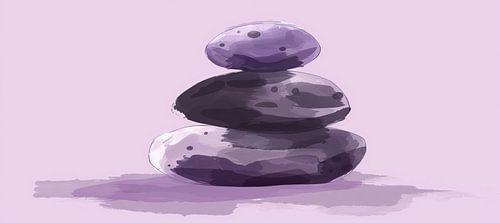 Œuvre d'art abstraite moderne