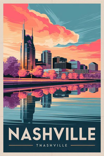 Nashville by Poster Art Shop