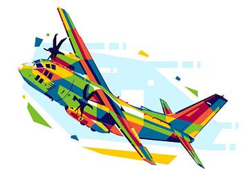 C-27J Spartan en style WPAP sur Lintang Wicaksono