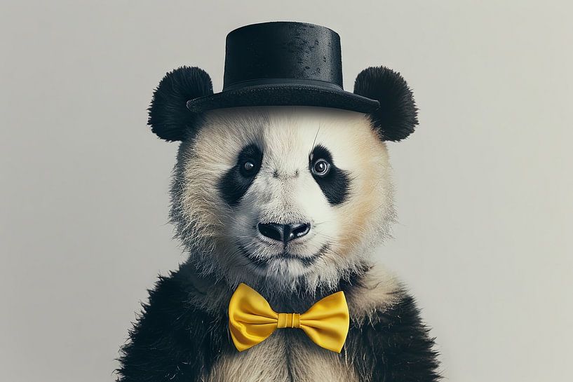 Panda illustration by Poster Art Shop