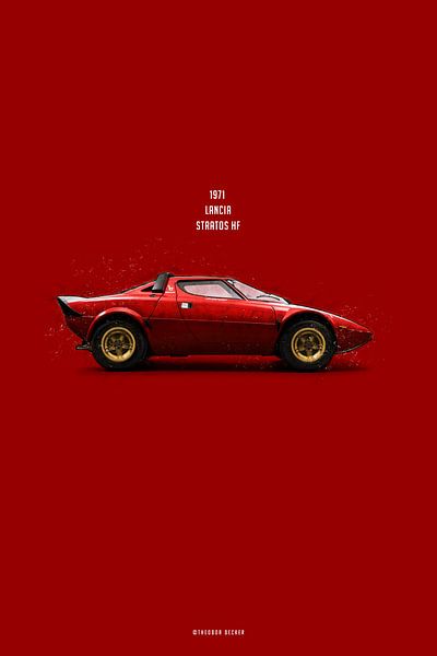 Auto's in Kleuren, Lancia Stratos van Theodor Decker