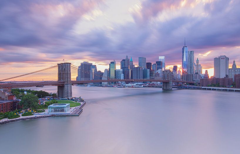 New York City - Brooklyn Bridge - USA by Marcel Kerdijk