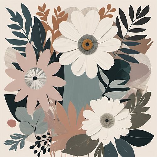MUTED FLORA COLLAGE