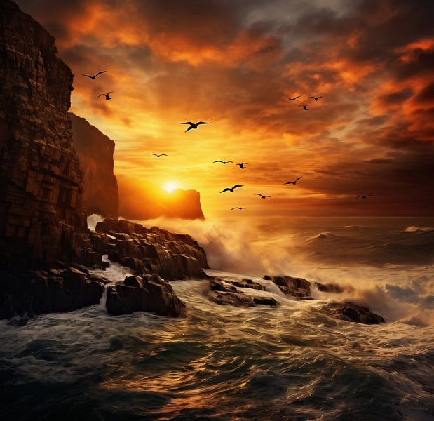 Goldene Stunde von fernlichtsicht