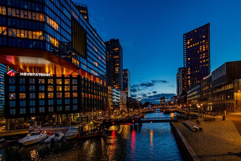 Havensteder am Abend von Hans de Waay
