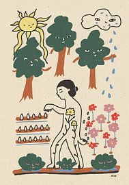Inner Garden Growth by Raipa Studio