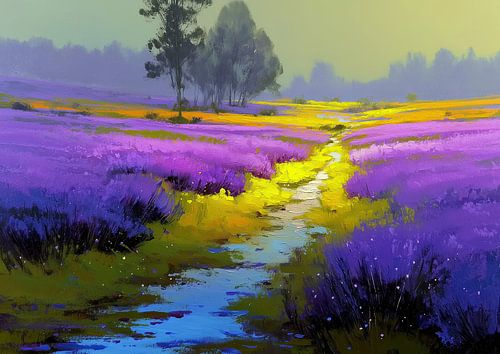 Champ de lavande | Sentier doré