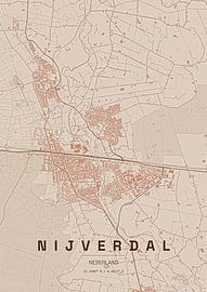 Map of Nijverdal by Stef van Campen
