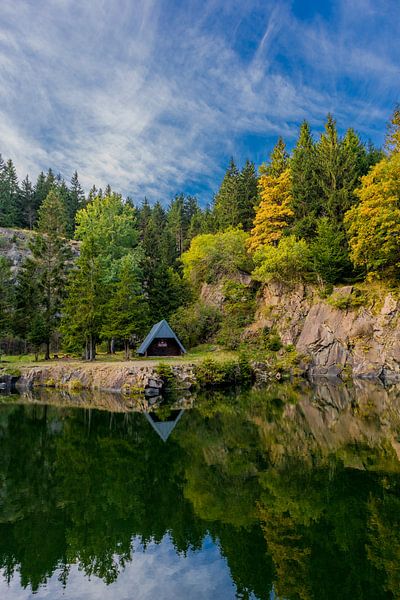 Herbstliche Idylle am Rennsteig von Oliver Hlavaty