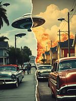 Retro-Stadt