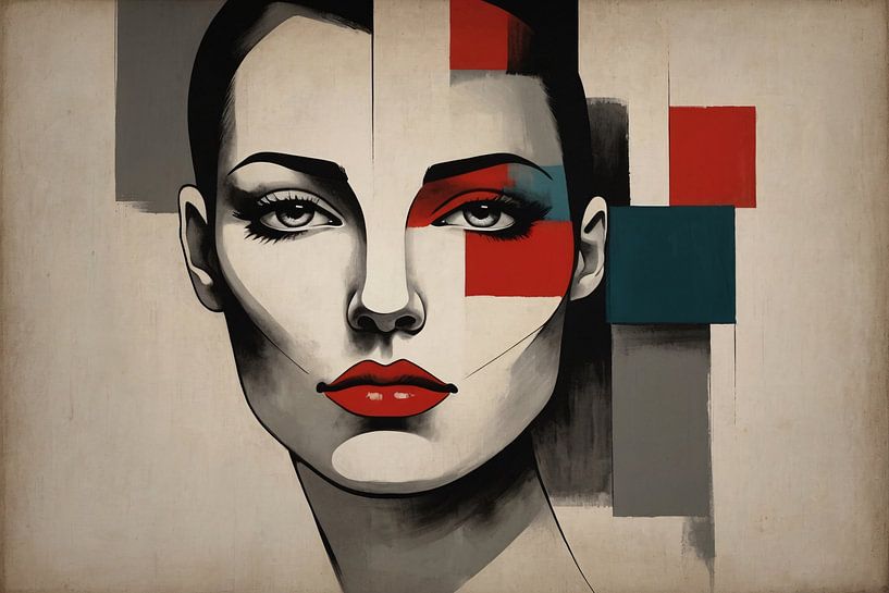 Woman bauhaus style by Art & Soul Creations