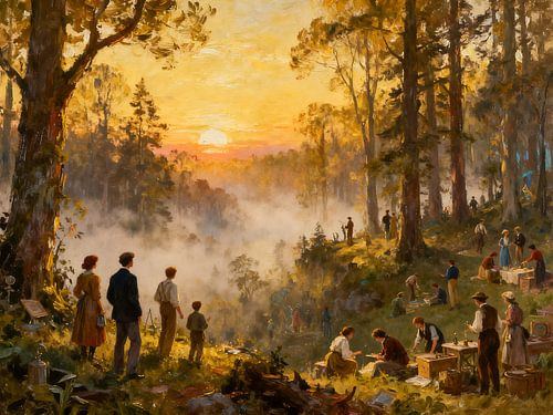 Gezelligheid in het bos