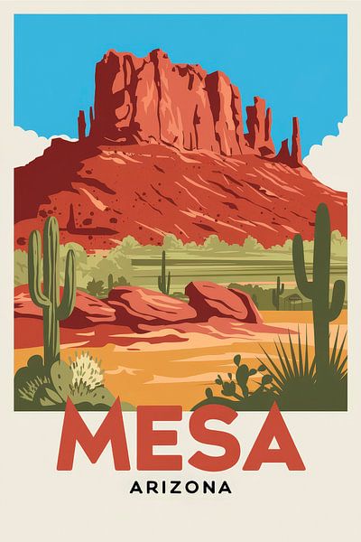 Mesa, Arizona von Poster Art Shop