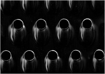 Photo abstraite en noir et blanc sur Evelien van der Horst