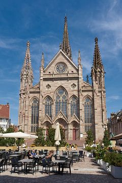 Tempel Saint-Etienne in Mulhouse van Heiko Kueverling