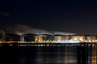 Industrie de nuit dans le port par Guido Akster Aperçu