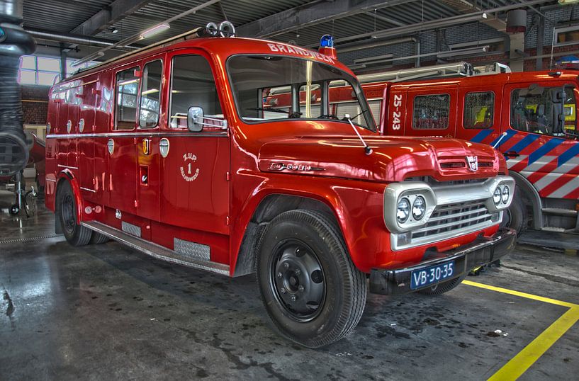 Brandweerauto Ford F600 brandweer Zijp van Arthur Wijnen