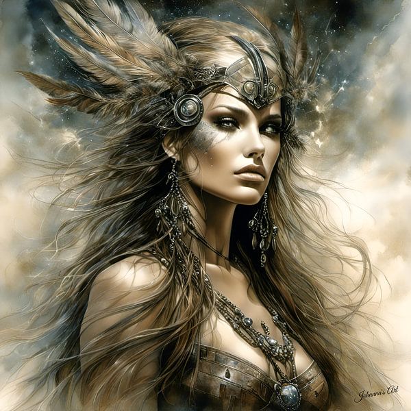 Guardians of the Ethereal Realm - Mother Earth 9 by Johannas Art Creations