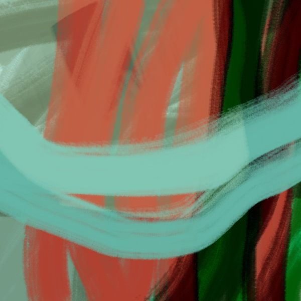 Modern abstract colorful art in neon and pastel colors no. 3 by Dina Dankers