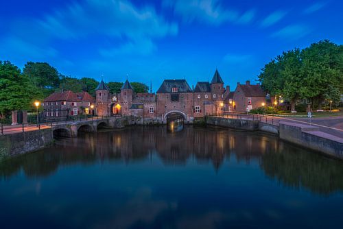 the Torque Gate in Amsersfoort during the blue hour
