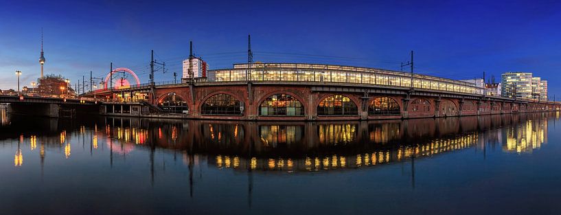 Berlijn Jannowitzbrücke van Frank Herrmann