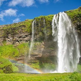 Seljalandfoss waterfall in Iceland by Jan Fritz