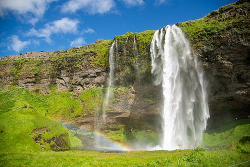 Seljalandfoss waterval in IJsland