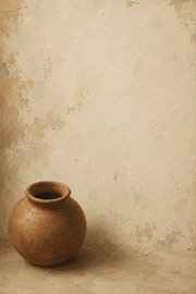 The Quiet Vessel - Indonesian Terracotta Kendi I Indonesia I Minimalist by Vínculae
