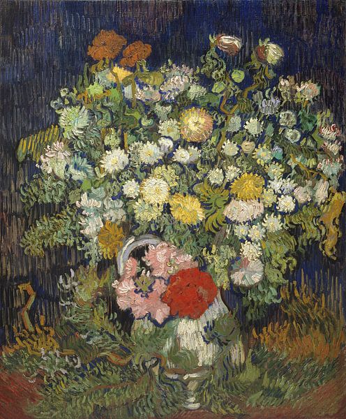 Bouquet of Flowers in a Vase, Vincent van Gogh by Masterful Masters