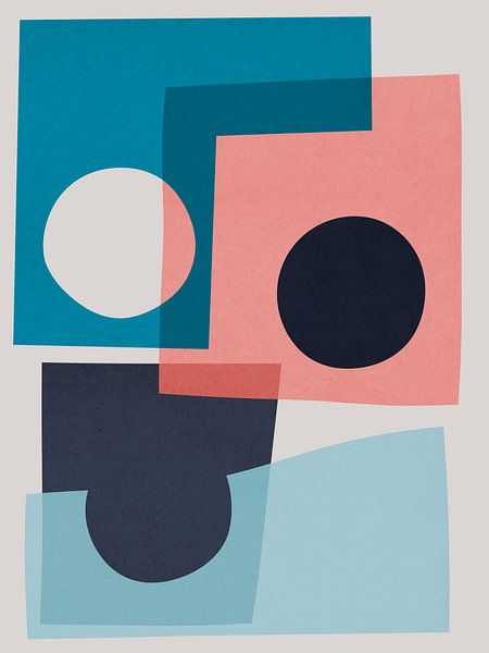Abstracte collage 9 van Vitor Costa