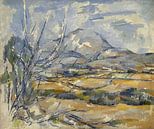 Paul Cezanne - Montagne Sainte-Victoire von 1000 Schilderijen Miniaturansicht