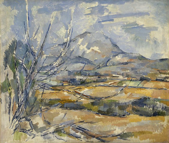 Paul Cezanne - Montagne Sainte-Victoire von 1000 Schilderijen