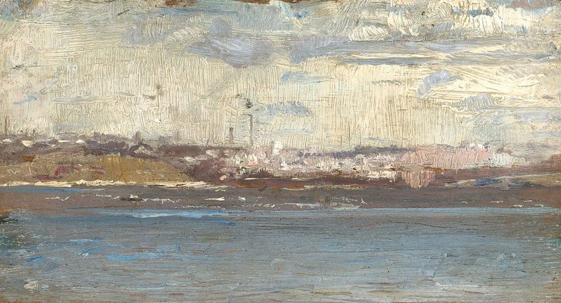 Tom Roberts-Harbourscape. by finemasterpiece