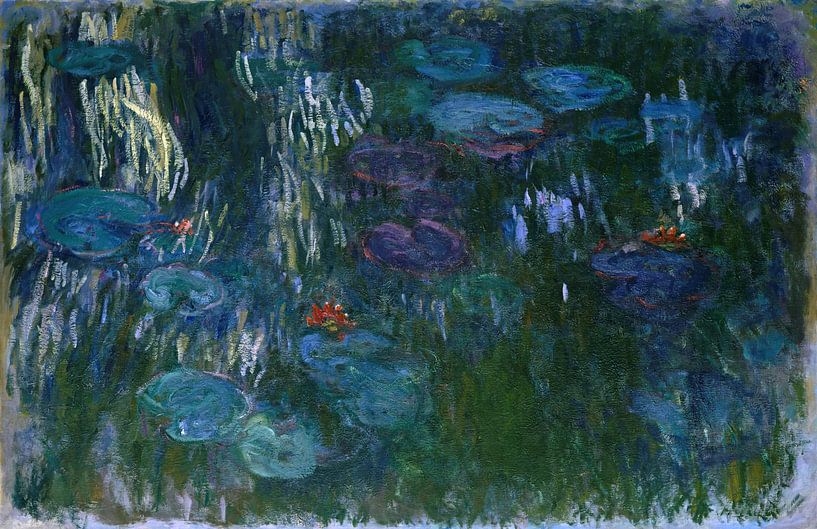 Wasser-Lilien, Claude Monet von Meisterhafte Meister