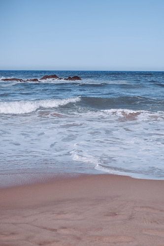 Golven op het strand