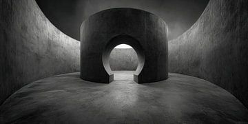 Das Tor der Stille von Klaus Tesching - Art-AI