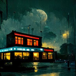 Das letzte geöffnete Café in einer regnerischen Herbstnacht, Teil 1