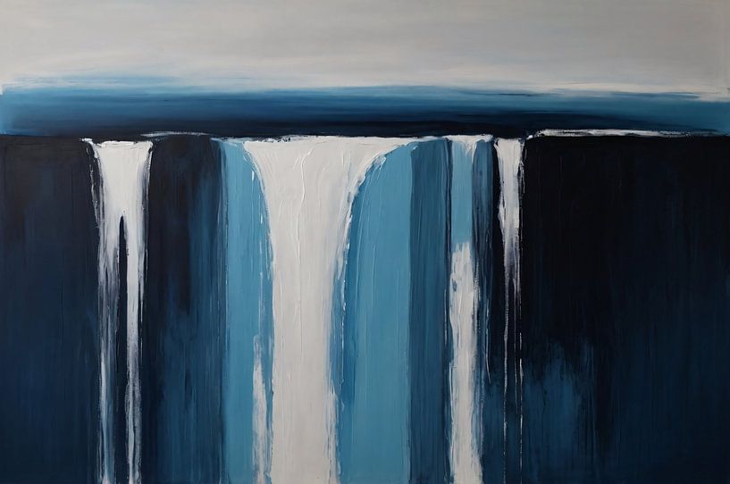 Waterfall minimalist by Art & Soul Creations