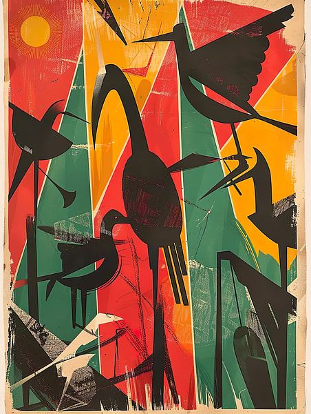New Wave vintage &amp; Retro-Poster von PixelPrestige