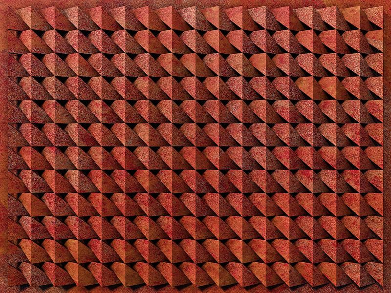 Relief A3 Corten steel by Frans Blok - photos, art and other wall decoration